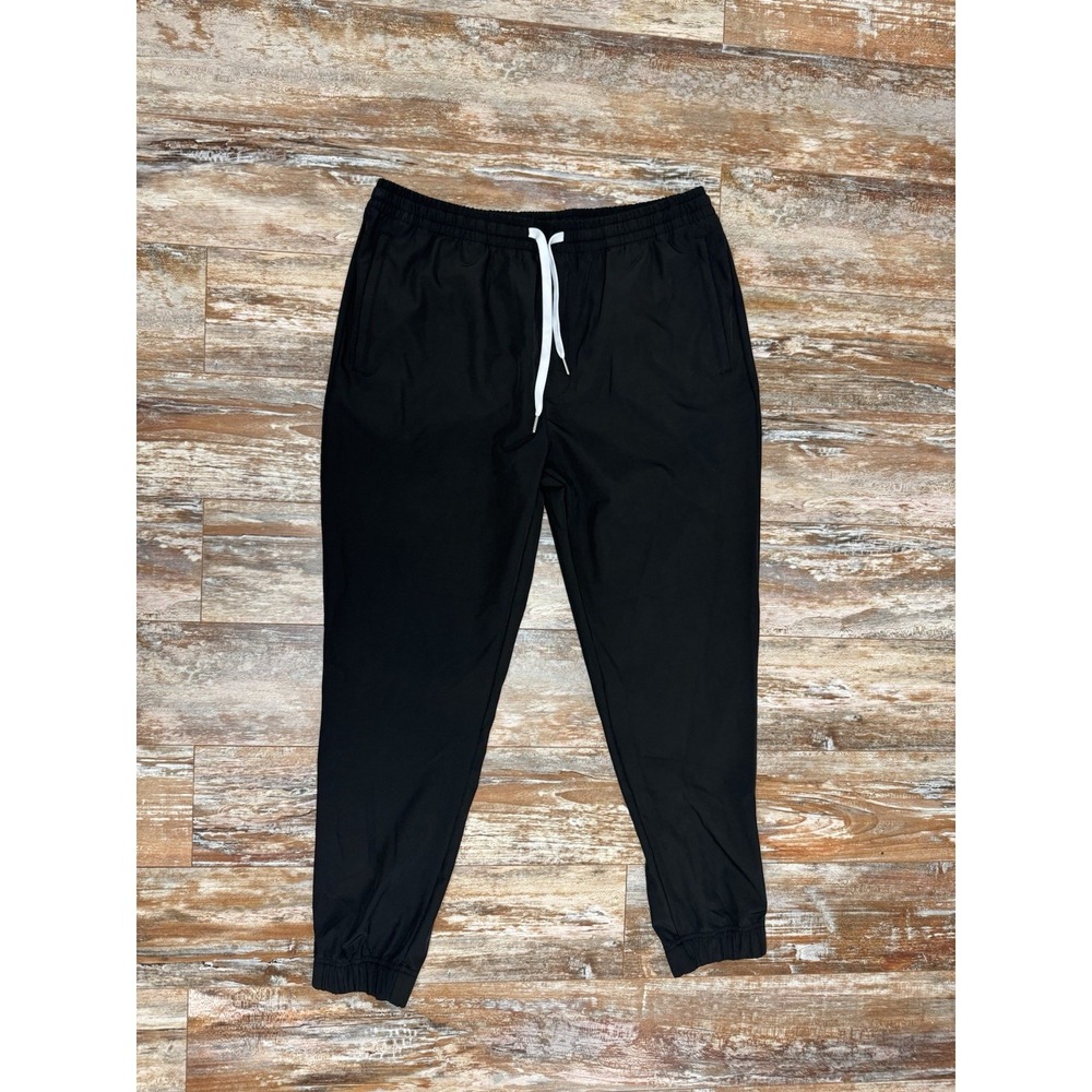 COVE USA Jogger Pants Men Size 2XL Black Drawstring Running Elastic Performance